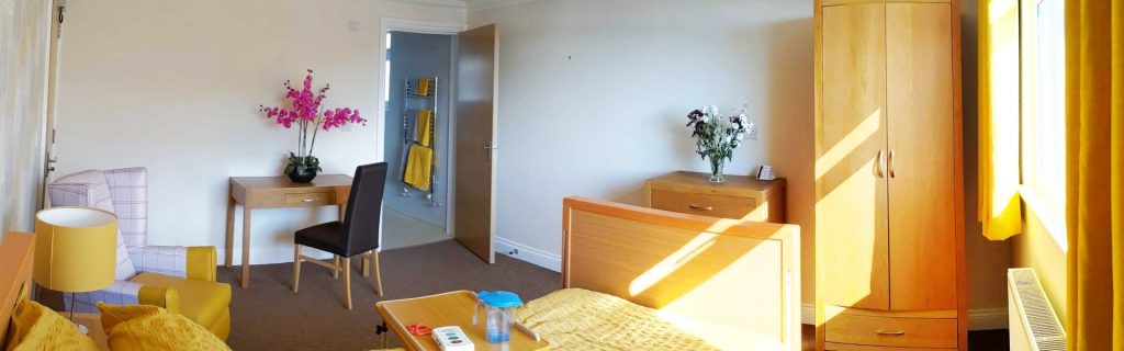 Yellow Themed Resident Room