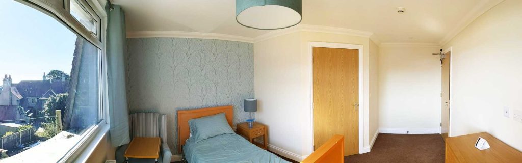 Blue Themed Resident Room