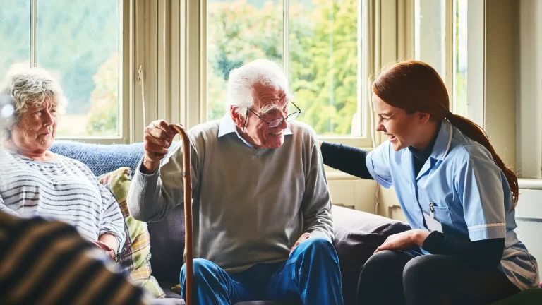 Care Home Residents and Nurse